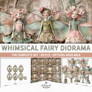Whimsical Fairy Diorama (Select Option)