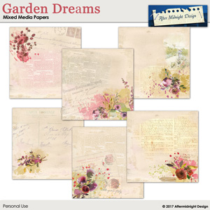 Garden Dreams Mixed Media Papers