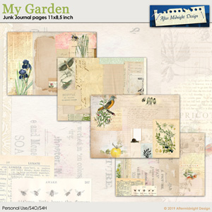 My Garden Junk Journal pages