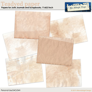 Teadyed Paper