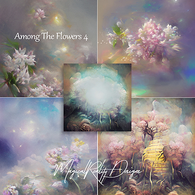 Among The Flowers 4 by MagicalReality Designs