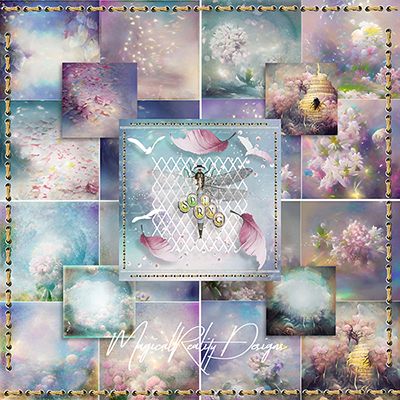 Among The Flowers Collection With Bonus by MagicalReality Designs 