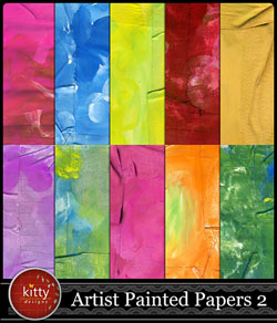 Artist Painted Papers 2