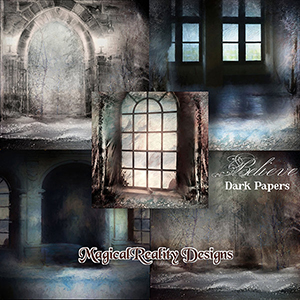 Believe Dark Papers by MagicalReality Designs  