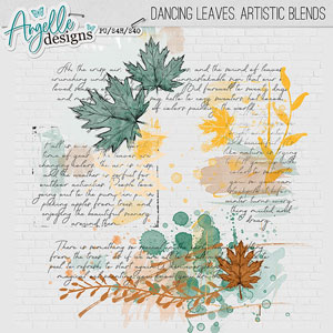 Dancing Leaves Artistic Blends by Angelle Designs 