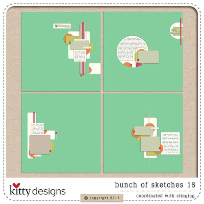 Bunch of Sketches 16 Clinging by Kitty Designs