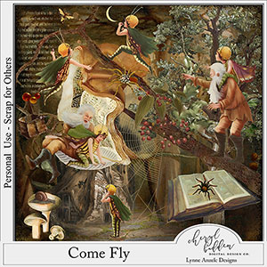 Come Fly Digital Art Kit
