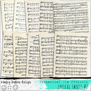 Lyrical Sheets No2 for Commercial Use 