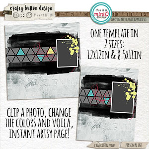 Carry On Art Journal Template Set