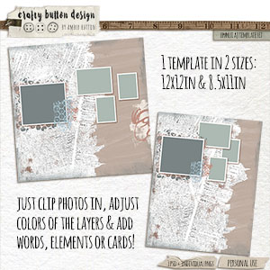 Ennui Art Journal Template Set