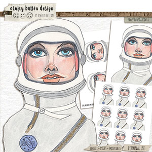 Space Cadet Art Doll