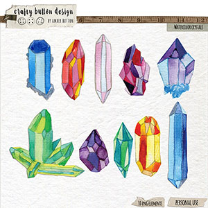 Watercolor Crystals 