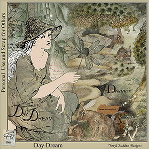 Day Dream Digital Art Kit