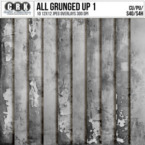 (CU) All Grunged Up - Overlays Set 1 by CRK