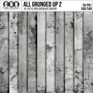 (CU) All Grunged Up - Overlays Set 2 by CRK