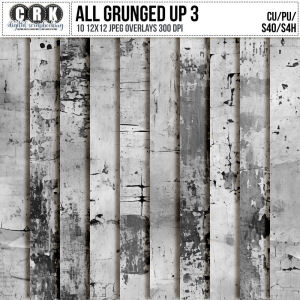 (CU) All Grunged Up - Overlays Set 3 by CRK 