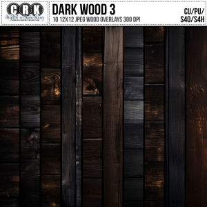 (CU) Dark Wood Set 3 by CRK  