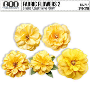 (CU) Fabric Flowers Set 2 by CRK 