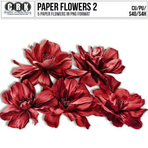 (CU) Paper Flowers Set 2 by CRK