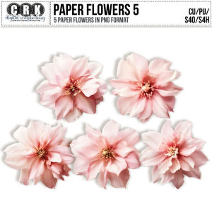 (CU) Paper Flowers Set 5 by CRK