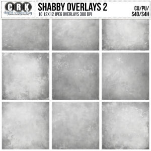 (CU) Shabby Overlays Set 2 by CRK 