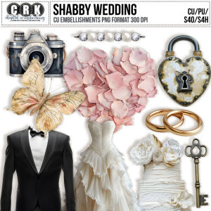 (CU) Shabby Wedding 01 by CRK