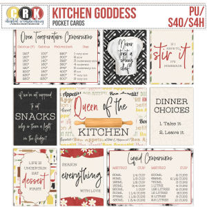 LOTF - Kitchen Goddess Pocket Cards by CRK 