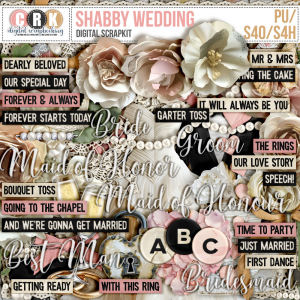 Shabby Wedding - Kit by CRK