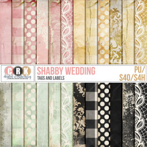Shabby Wedding - Paper Pack 2 by CRK