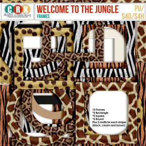 Welcome to the Jungle Frames by CRK