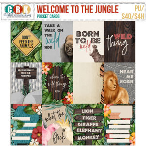 Welcome to the Jungle Pocket Cards by CRK 