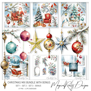 Christmas Mix Bundle With Bonus CU by MagicalReality Designs