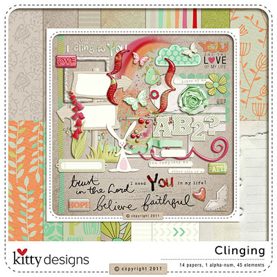 Clinging Page Kit by Kitty Designs