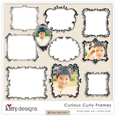 Curious Curly Frames