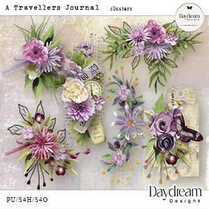 A Travellers Journal Clusters by Daydream Designs   