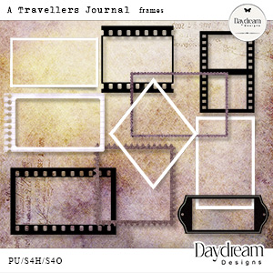 A Travellers Journal Frames by Daydream Designs  