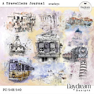 A Travellers Journal Overlays by Daydream Designs  