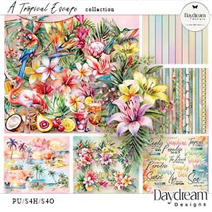 A Tropical Escape Collection by Daydream Designs      