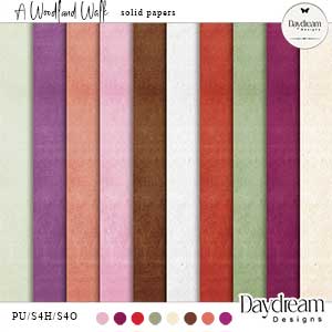 A Woodland Walk Solid Papers by Daydream Designs