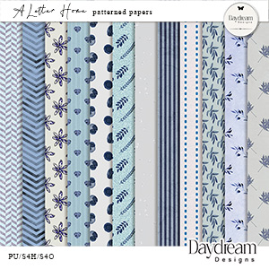 A Letter Home Patterned Papers by Daydream Designs