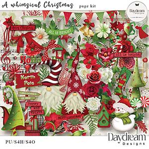 A Whimsical Christmas Page Kit by Daydream Designs   