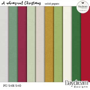 A Whimsical Christmas Solid Papers