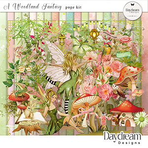 A Woodland Fantasy Page Kit by Daydream Designs