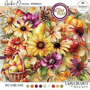 Amber Dreams Page Kit by Daydream Designs     