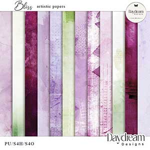 Bliss Artistic Papers by Daydream Designs 