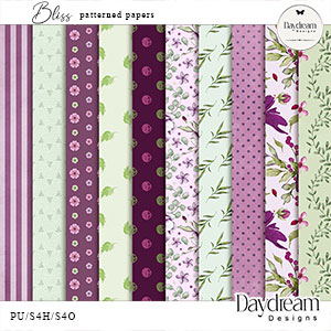 Bliss Patterned Papers by Daydream Designs