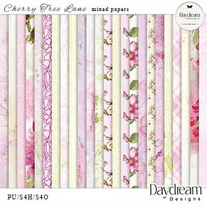 Cherry Tree Lane Mixed Papers by Daydream Designs 
