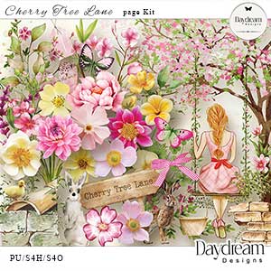Cherry Tree Lane Page Kit by Daydream Designs     