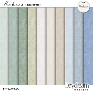 Echoes Solid Papers by Daydream Designs