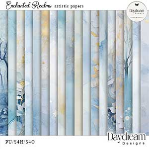 Enchanted Realms Artistic Papers by Daydream Designs 